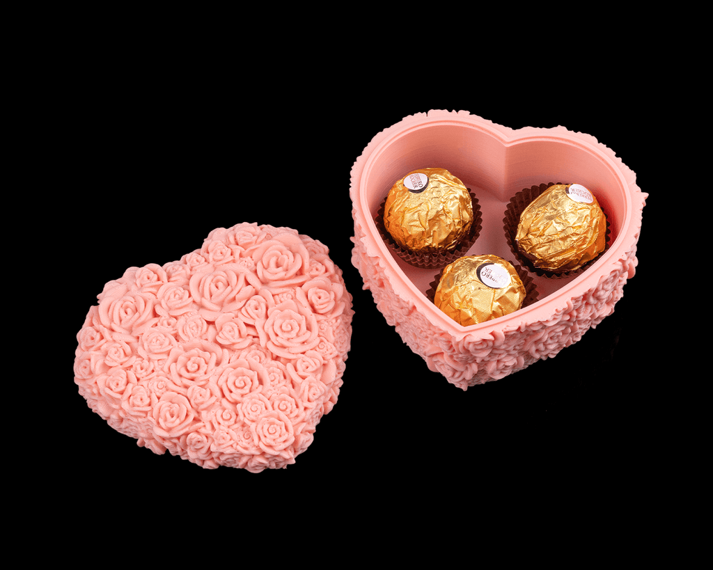 Petal heart container